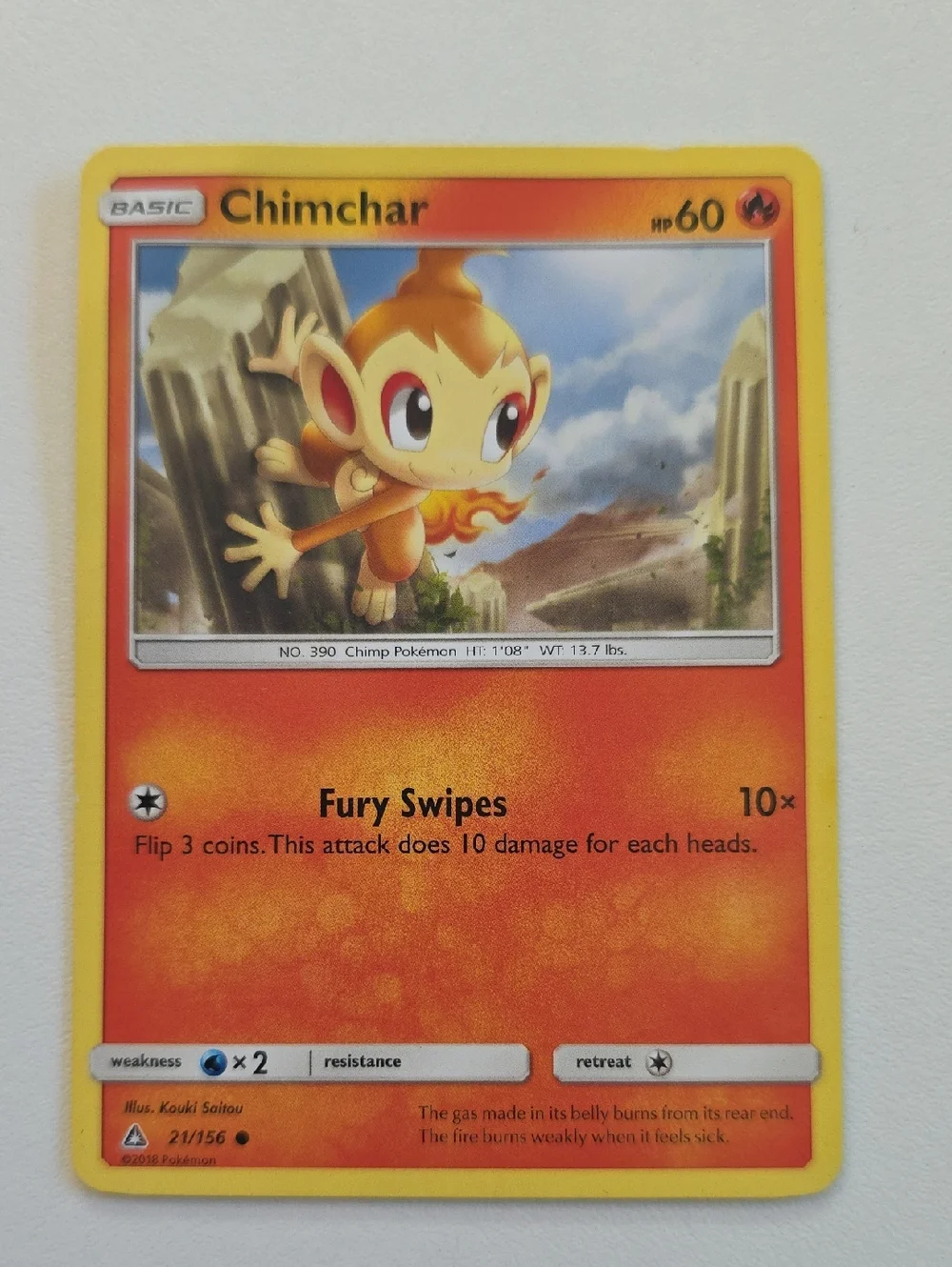 Pokemon Chimchar Card Set